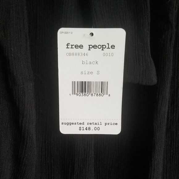 NWT Free People Rhiannon Embroidered Mini Dress - Picture 4 of 5